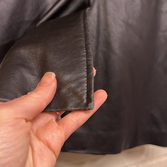 Adler Collection Vintage Black Button Up Leather Jacket, Women’s Size XL - Picture 12 of 15